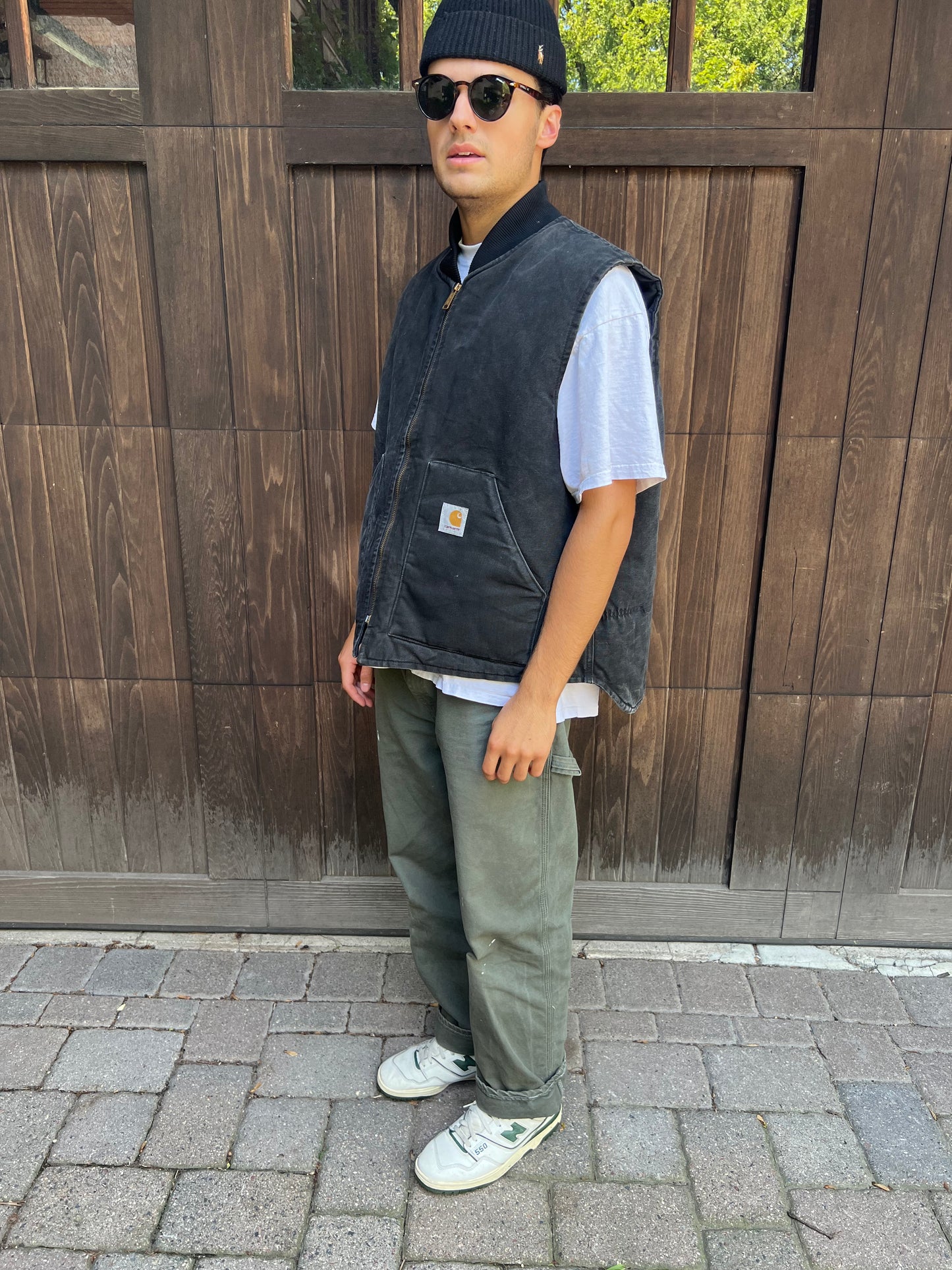 FADED BLACK CARHARTT VEST