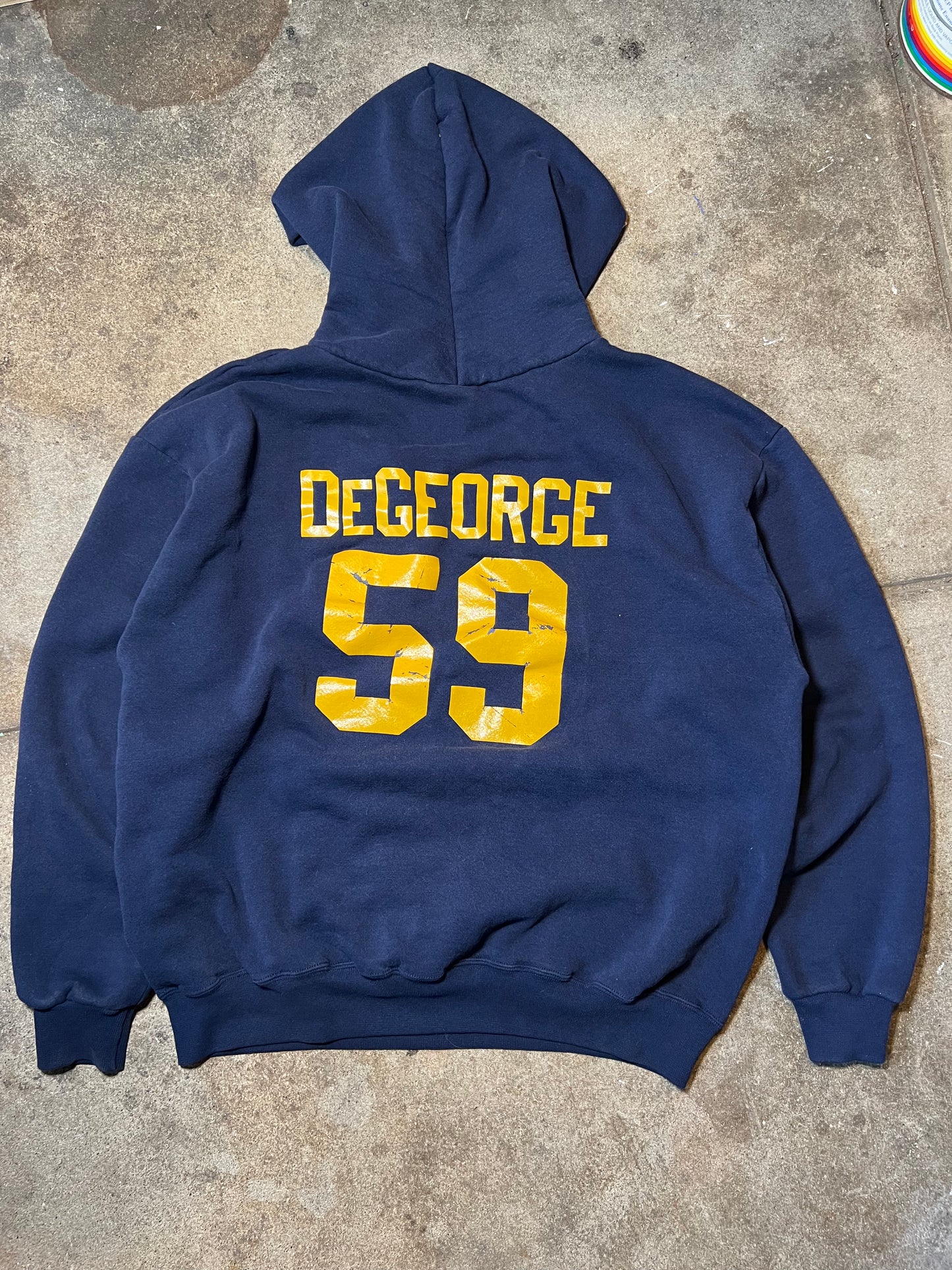 NAVY BLUE JERZEES HOODIE