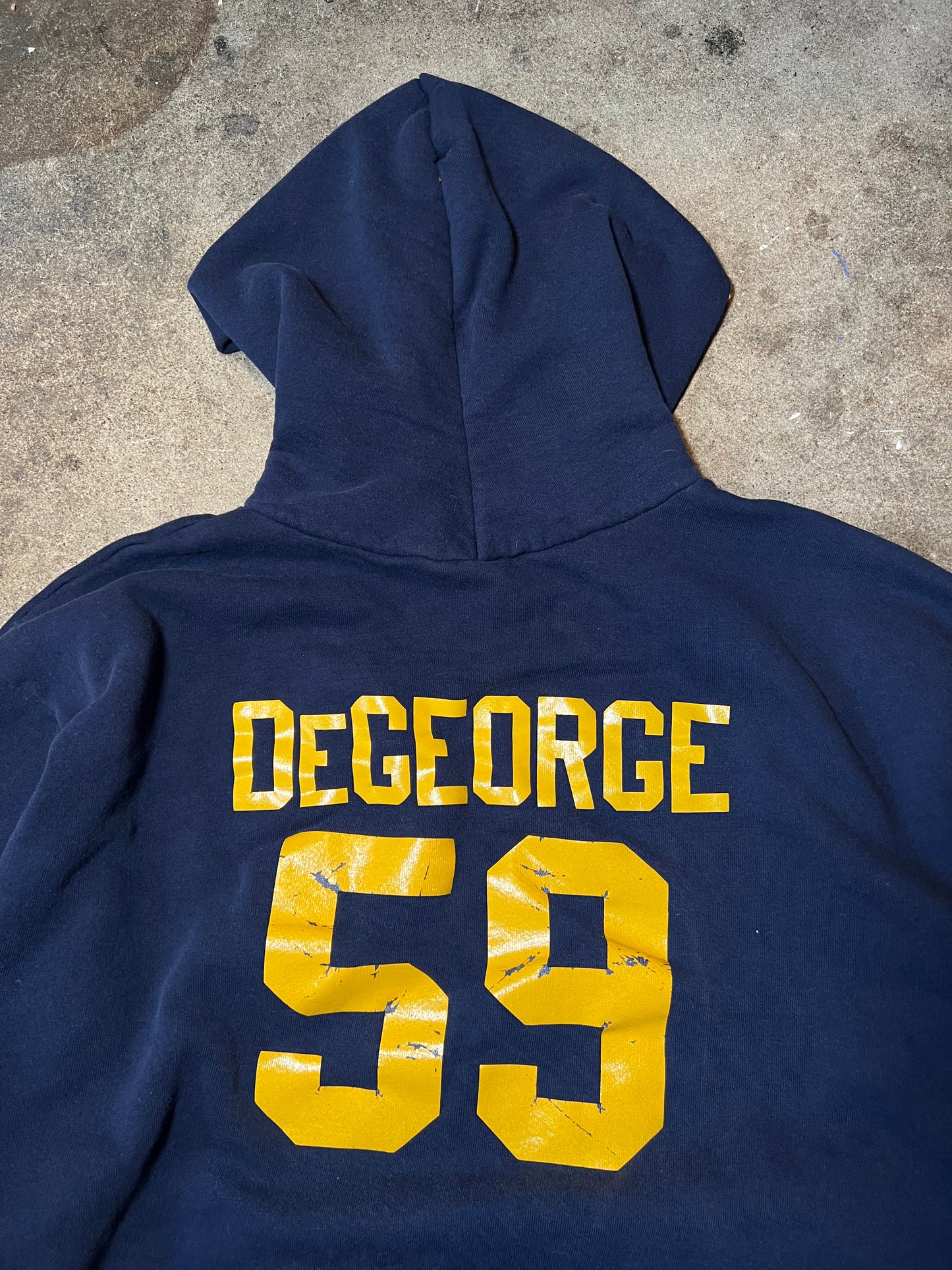 NAVY BLUE JERZEES HOODIE