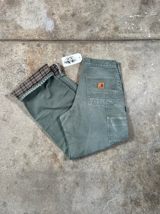 Flannel Lined Carhartt Pants