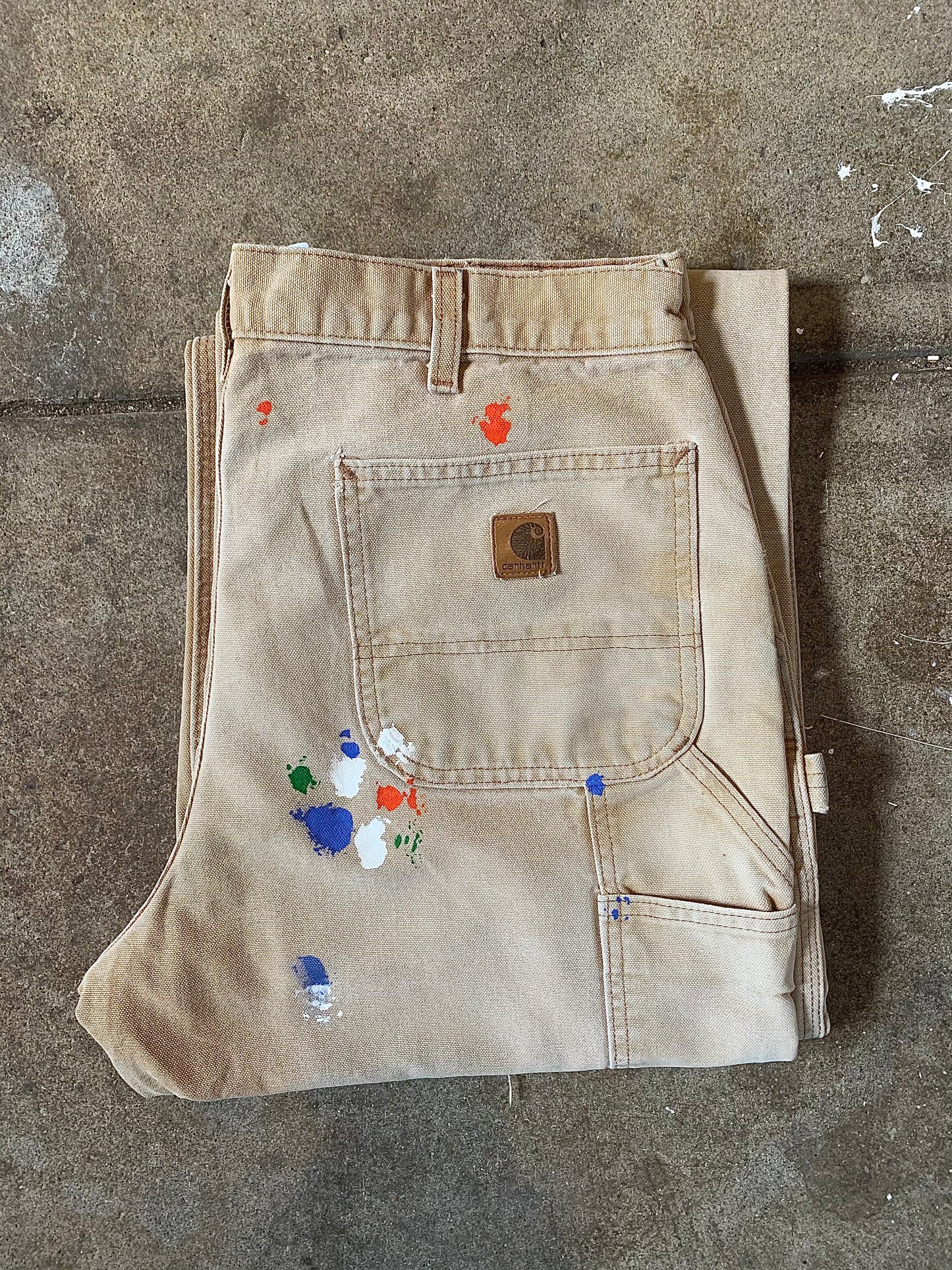 TAN CARHARTT PAINTER PANTS